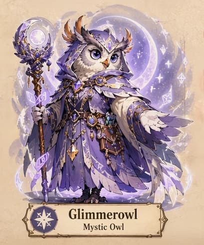 Glimmerowl portrait