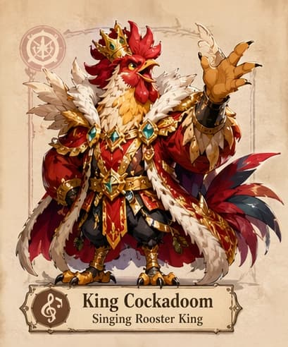 King Cockadoom portrait
