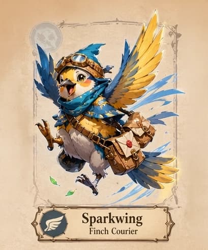 Sparkwing portrait